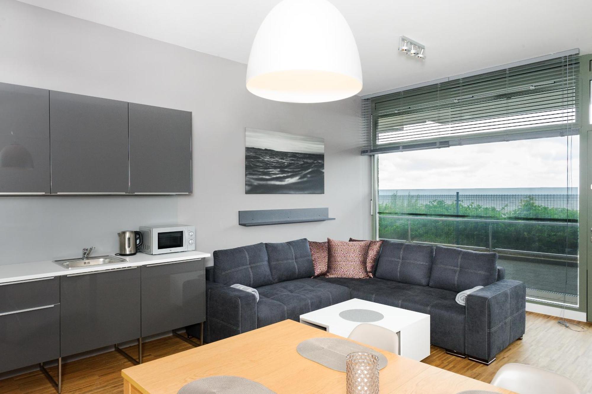 Apartament Blue I Grey Na Klifie 尤斯托尼莫斯基 外观 照片